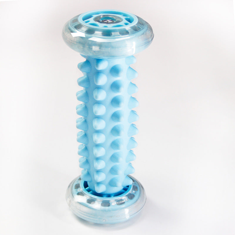 Firm Foam Roller with Resistance Holder,Foot Massager Roller, 4 pcs resistance band, 2 pcs resistance band for back