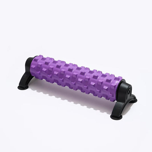Firm Foam Roller with Resistance Holder,Foot Massager Roller, 4 pcs resistance band, 2 pcs resistance band for back