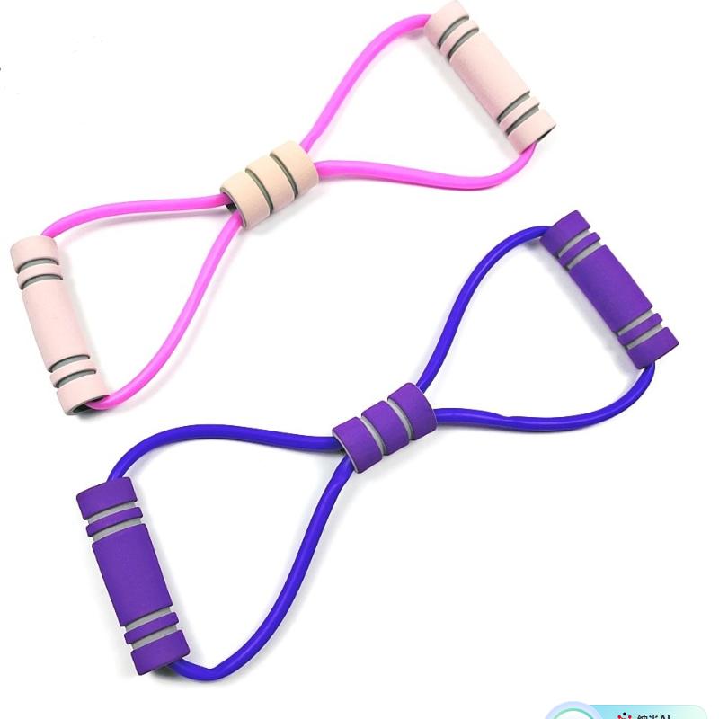Firm Foam Roller with Resistance Holder,Foot Massager Roller, 4 pcs resistance band, 2 pcs resistance band for back